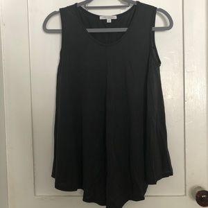 Dark grey babydoll top